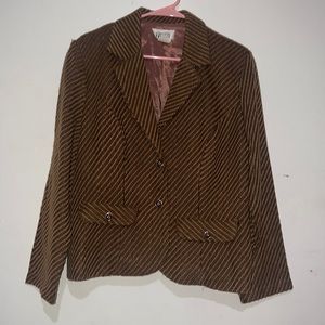 Fitted Women Button Blazer (XL)